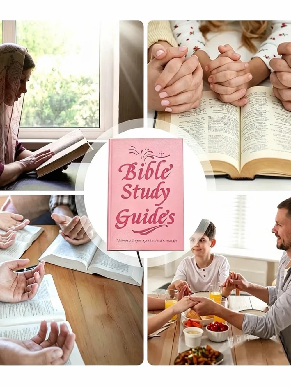 Bible Study Guide’s Decorative Pink Hardcover. NWT